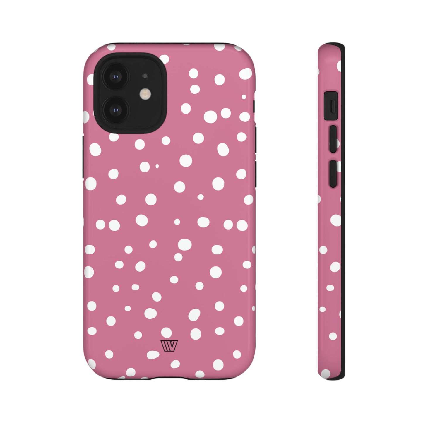 BLUSH RED DOTS | Tough Phone Case