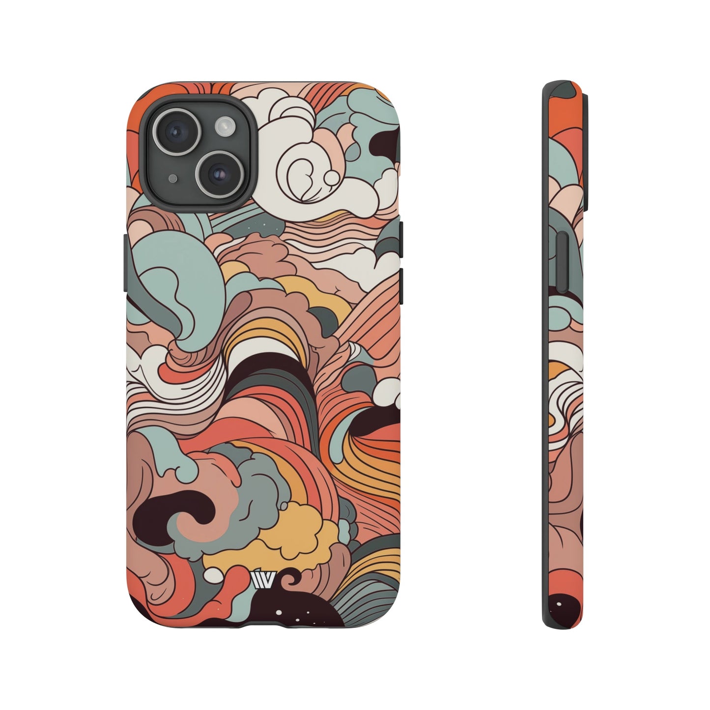 ABSTRACT DOODLE CLOUDS | Tough Phone Case