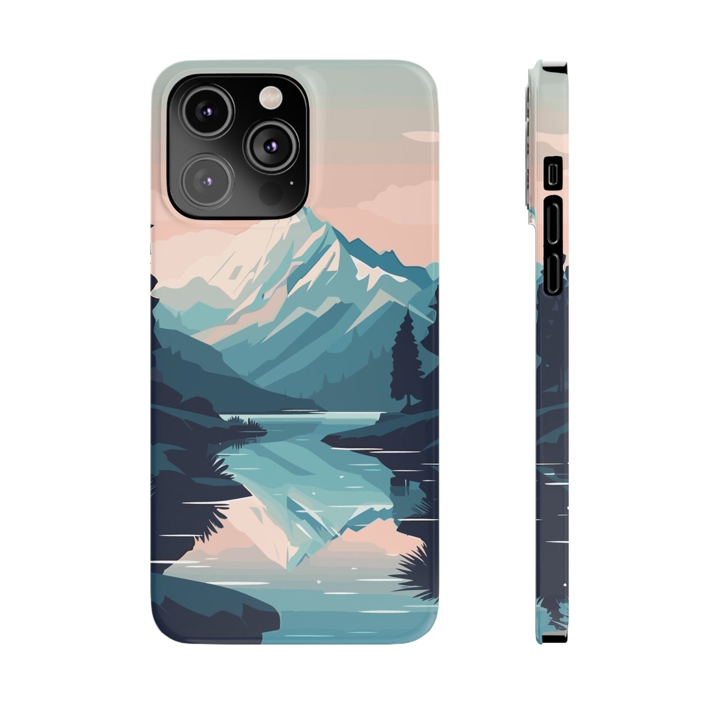 SNOWCAPPED MOUNTAINS | Slim iPhone Case