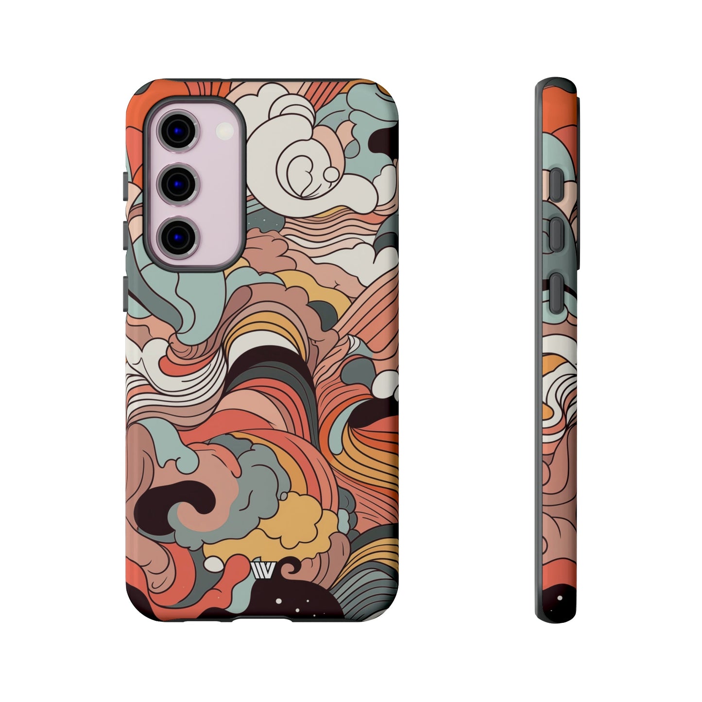 ABSTRACT DOODLE CLOUDS | Tough Phone Case