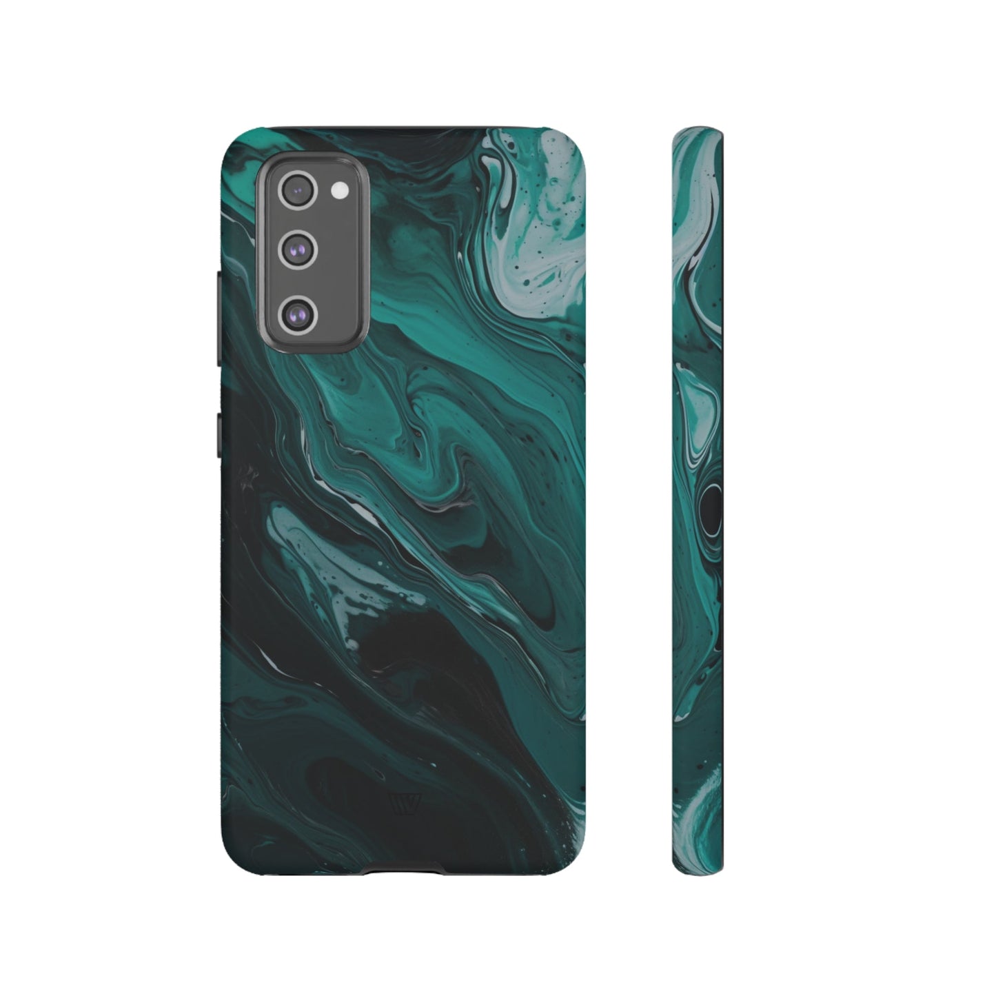 TEAL PAINT SWIRL | Tough Phone Case