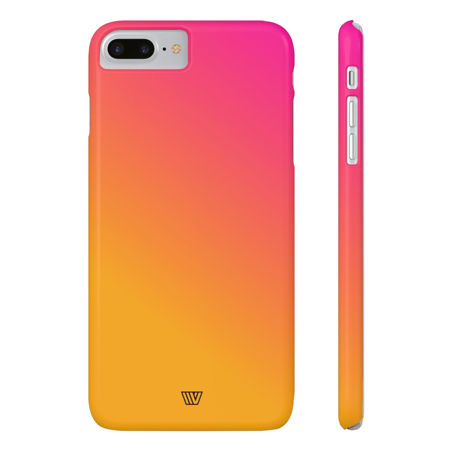 HOT PINK ORANGE | Slim iPhone Case