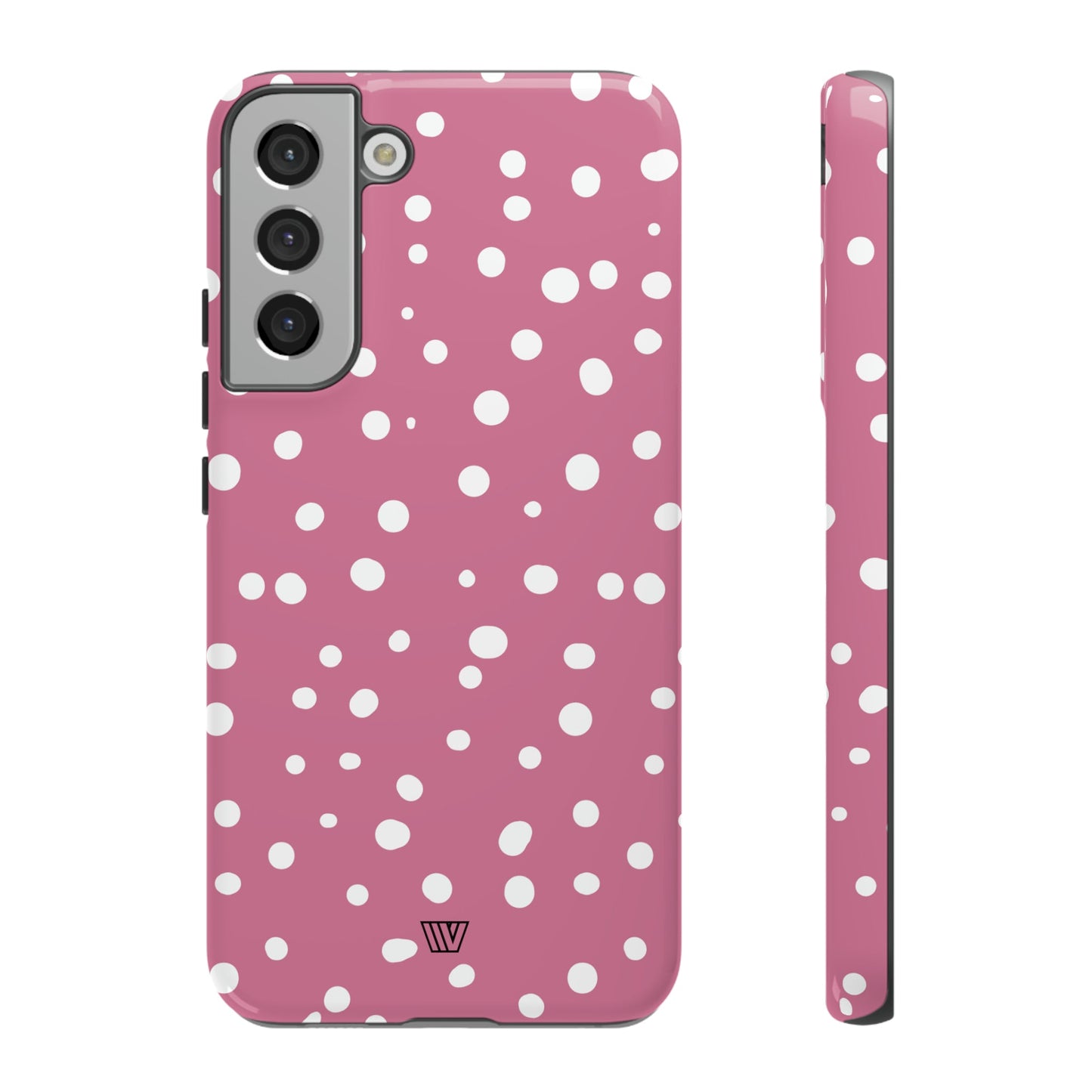 BLUSH RED DOTS | Tough Phone Case