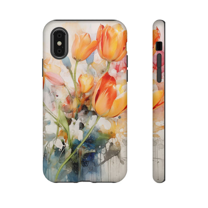 WATERCOLOR TULIPS | Tough Phone Case