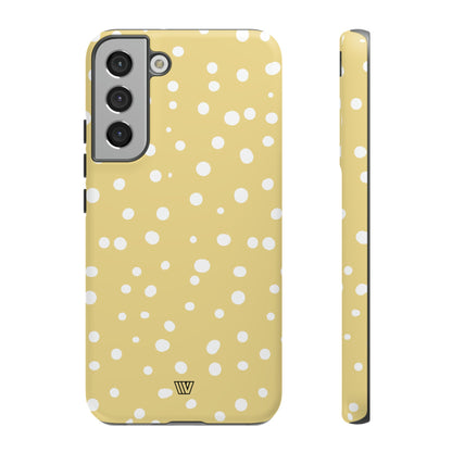 MUTED YELLOW DOTS | Tough Phone Case