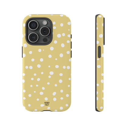 MUTED YELLOW DOTS | Tough Phone Case