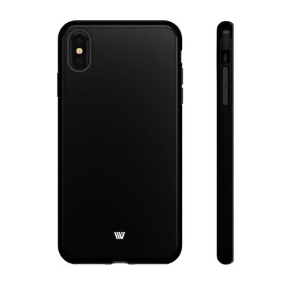 JET BLACK | Tough Phone Case