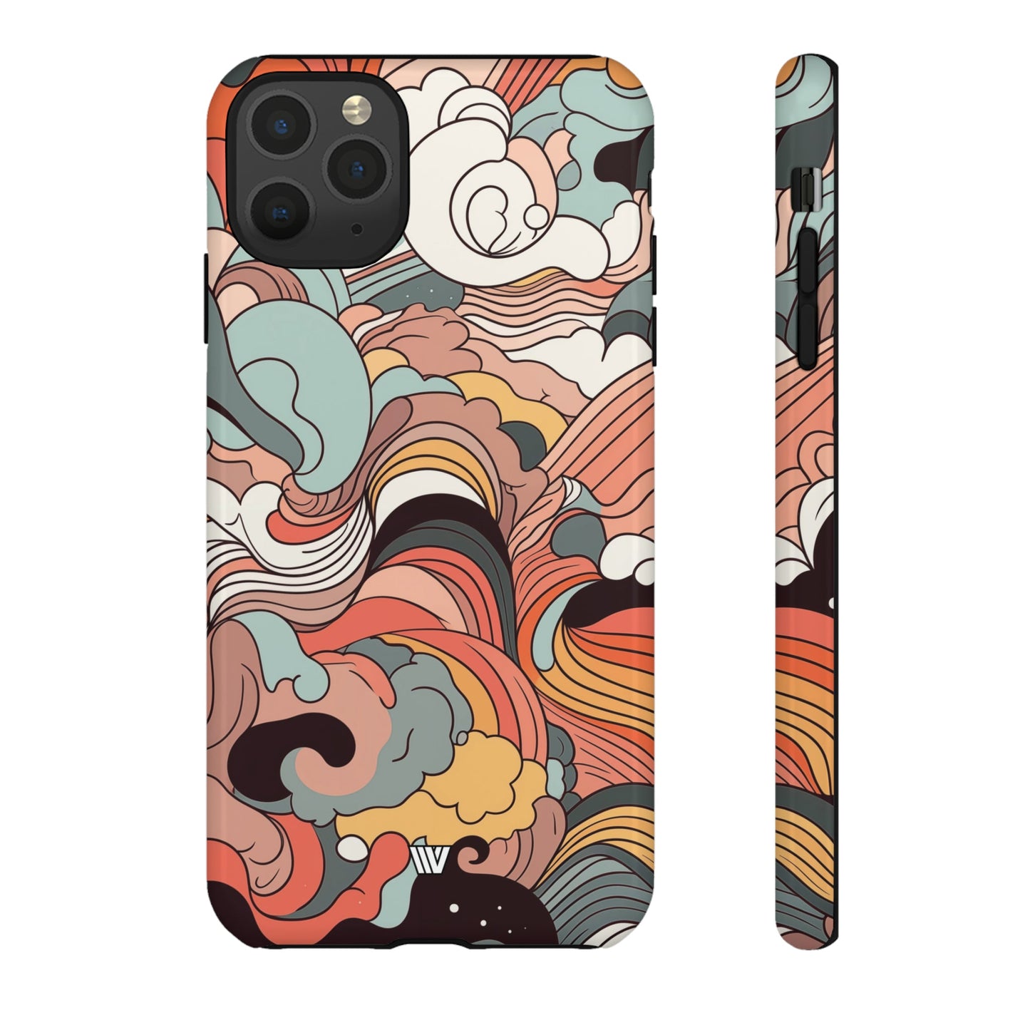 ABSTRACT DOODLE CLOUDS | Tough Phone Case