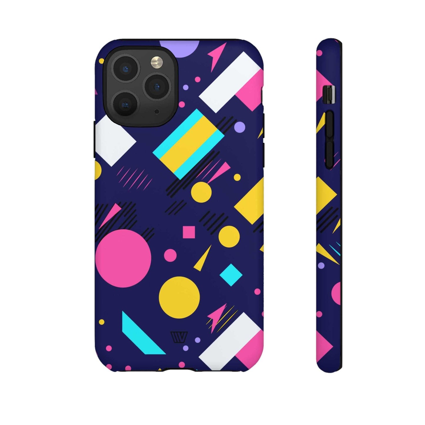 80s / 90s RETRO PATTERN DARK | Tough Phone Case