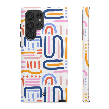 MEMPHIS BOLD LINES | Tough Phone Case