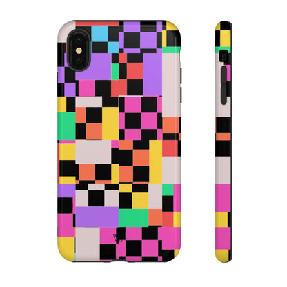 MASHED UP CHECKERBOARD | Tough Phone Case