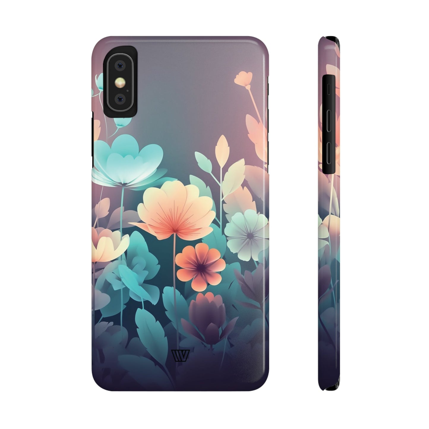 MIDNIGHT FLOWERS | Slim iPhone Case