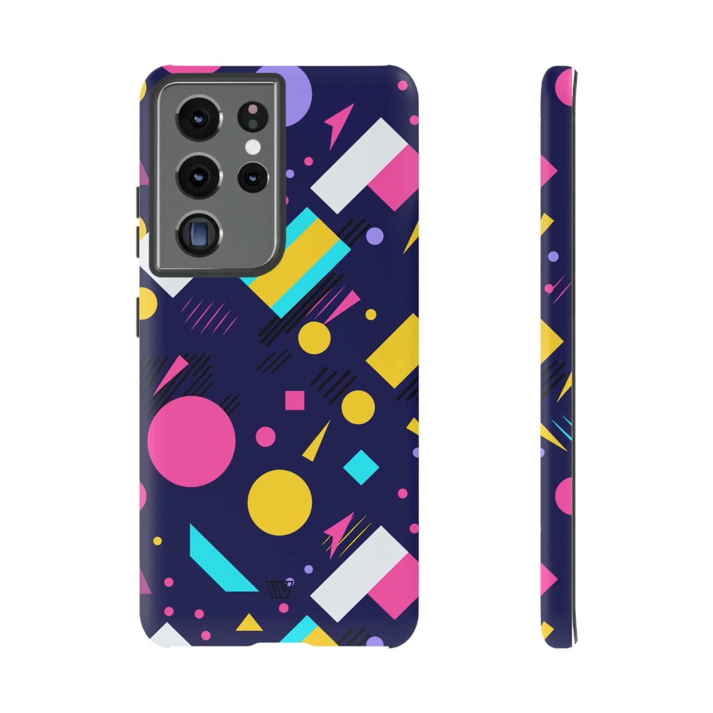 80s / 90s RETRO PATTERN DARK | Tough Phone Case