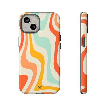 RETRO GROOVY SWIRLS | Tough Phone Case