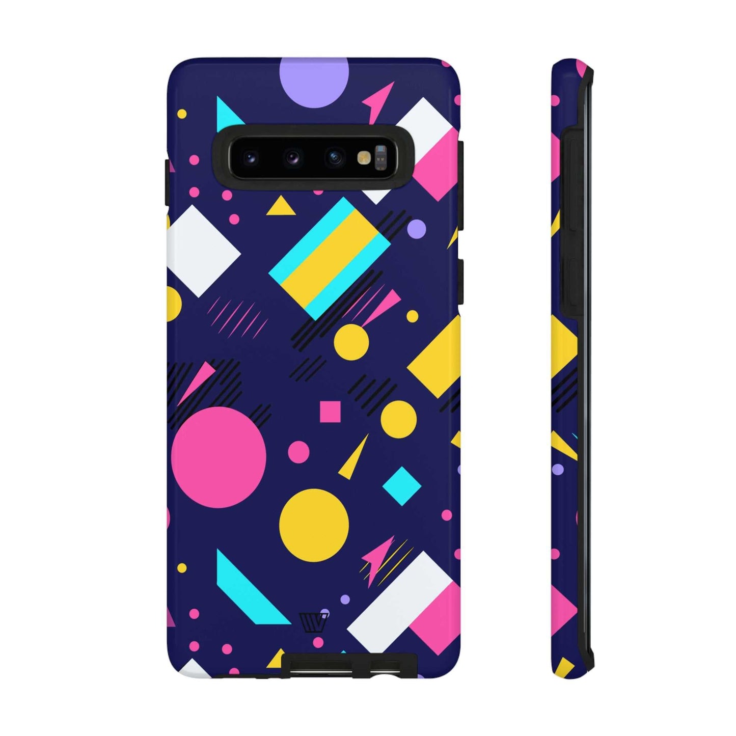 80s / 90s RETRO PATTERN DARK | Tough Phone Case