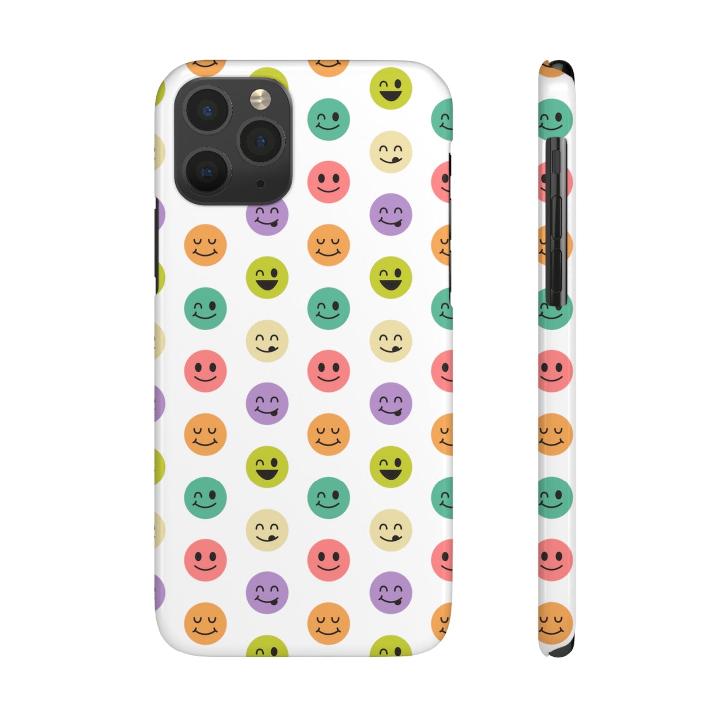 SMILEY FACE PATTERN | Slim iPhone Case