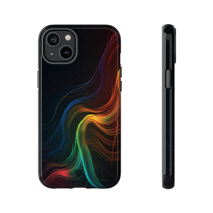 COLORFUL ABSTRACT LINES | Tough Phone Case