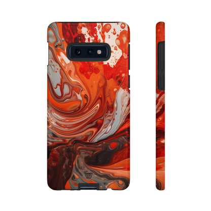 WHITE FIRE PAINT SWIRL | Tough Phone Case