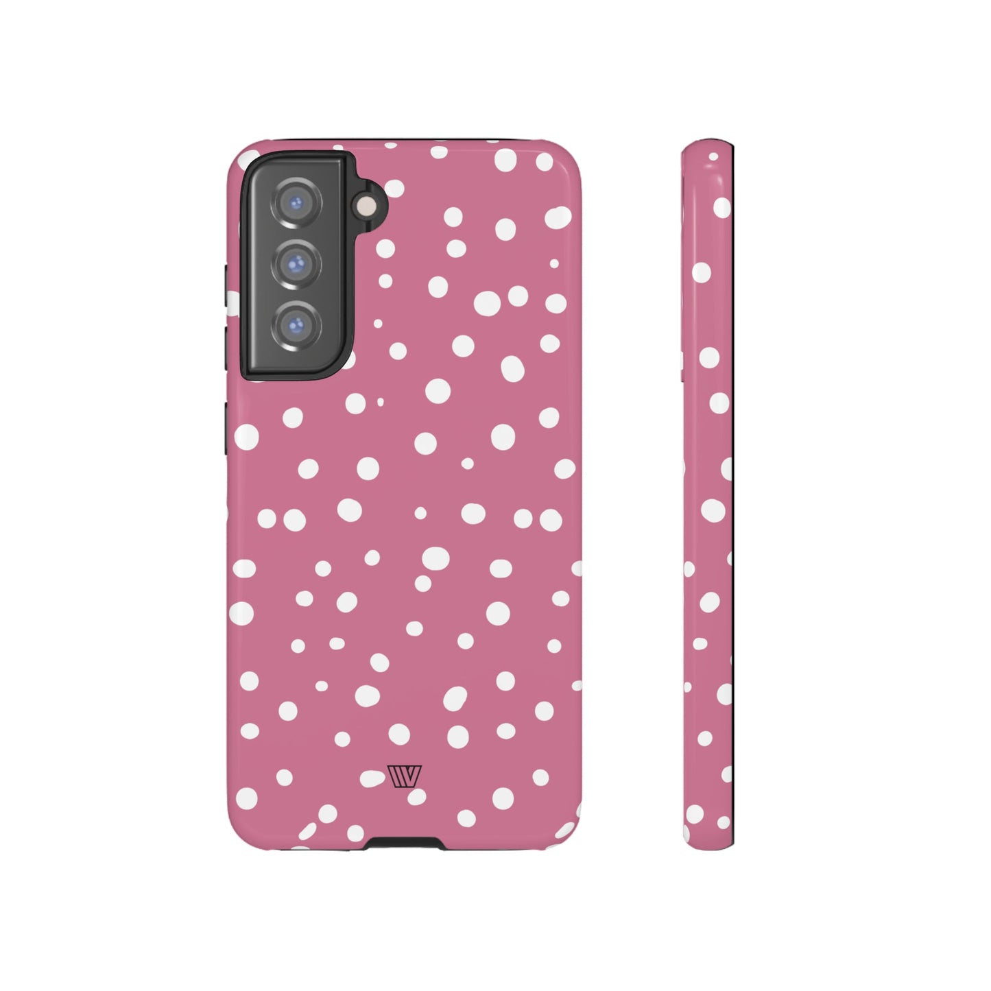 BLUSH RED DOTS | Tough Phone Case