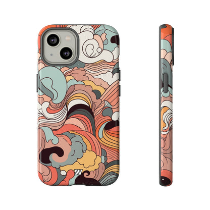 ABSTRACT DOODLE CLOUDS | Tough Phone Case