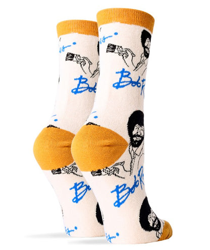 It's Bob Ross - Women's Funny Crew Socks