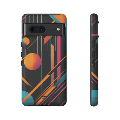 BOLD RETRO LINES | Tough Phone Case