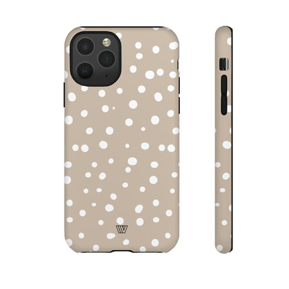 BEIGE DOTS | Tough Phone Case