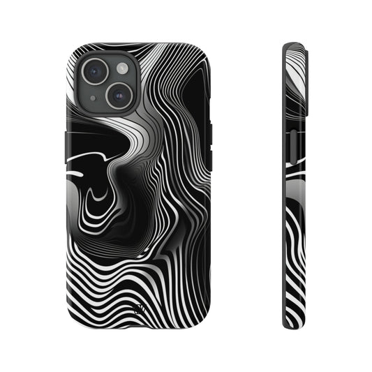 ABSTRACT ZEBRA STRIPES | Tough Phone Case