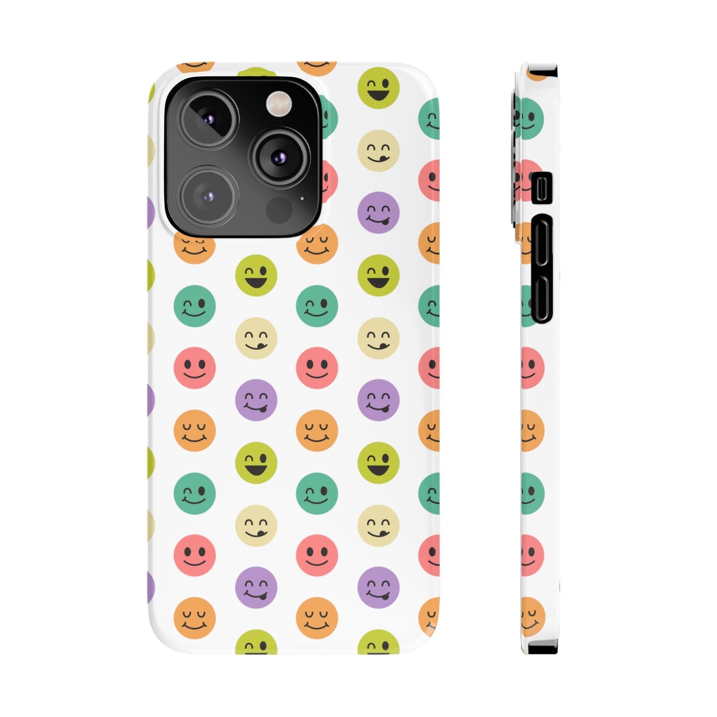 SMILEY FACE PATTERN | Slim iPhone Case