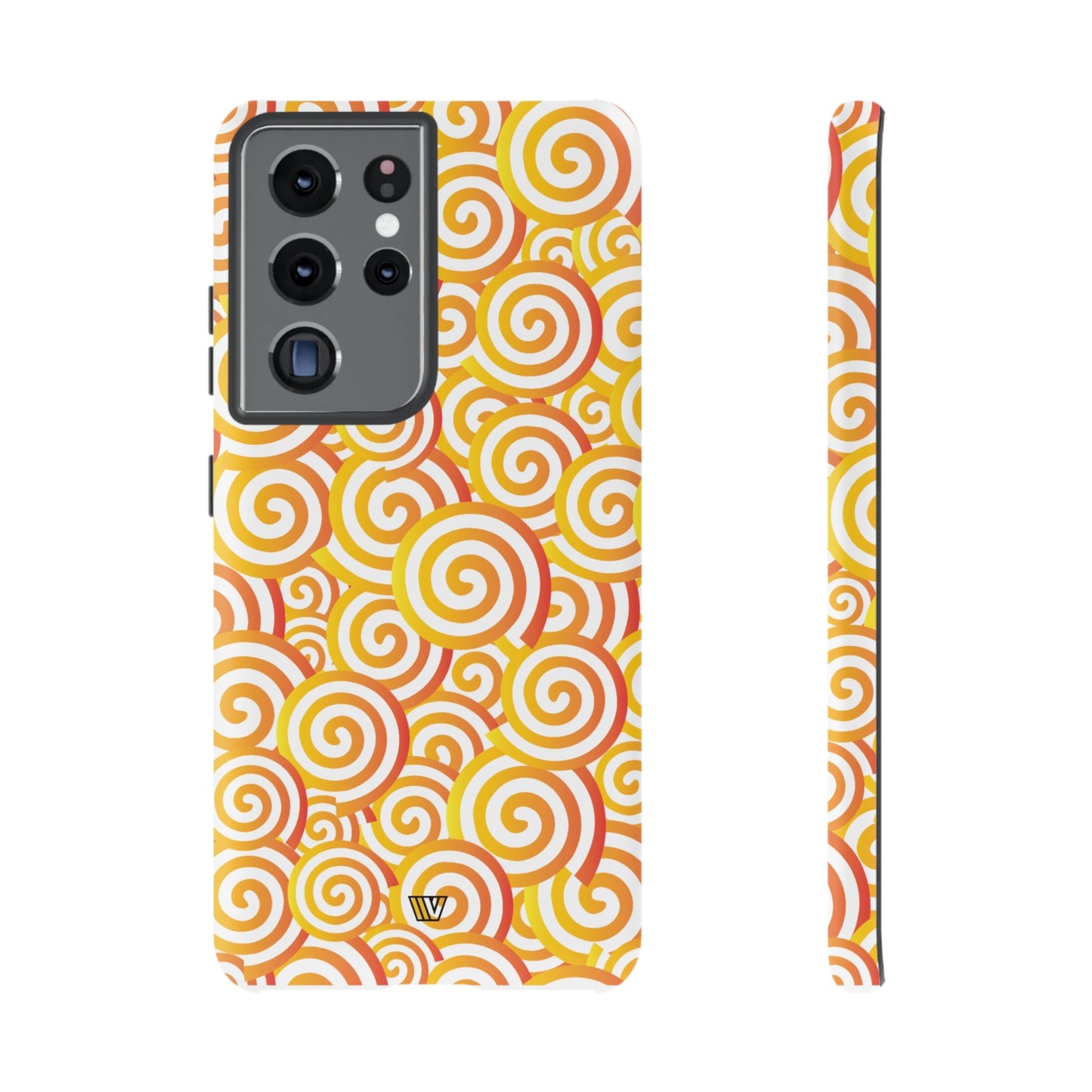 ABSTRACT SPIRAL ORANGE | Tough Phone Case