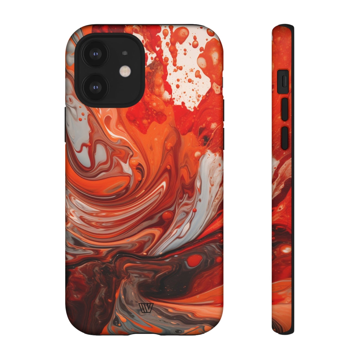 WHITE FIRE PAINT SWIRL | Tough Phone Case