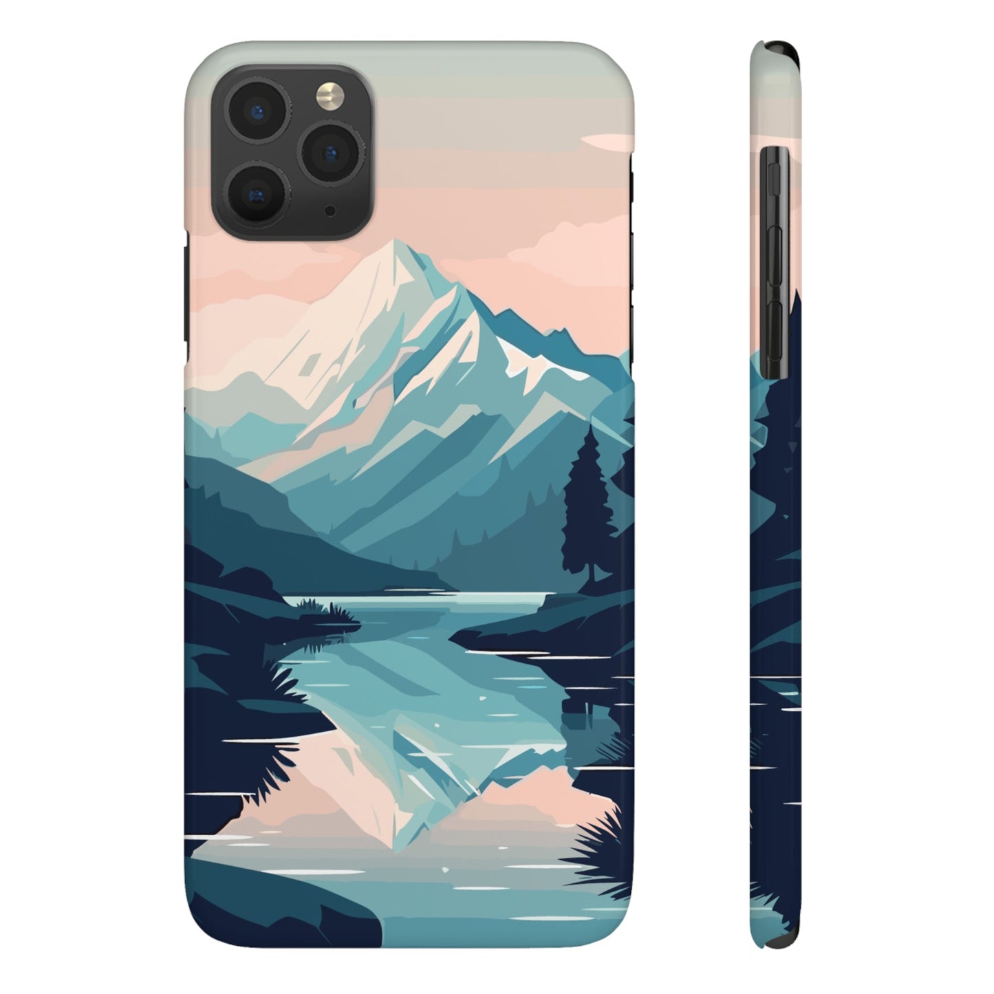 SNOWCAPPED MOUNTAINS | Slim iPhone Case