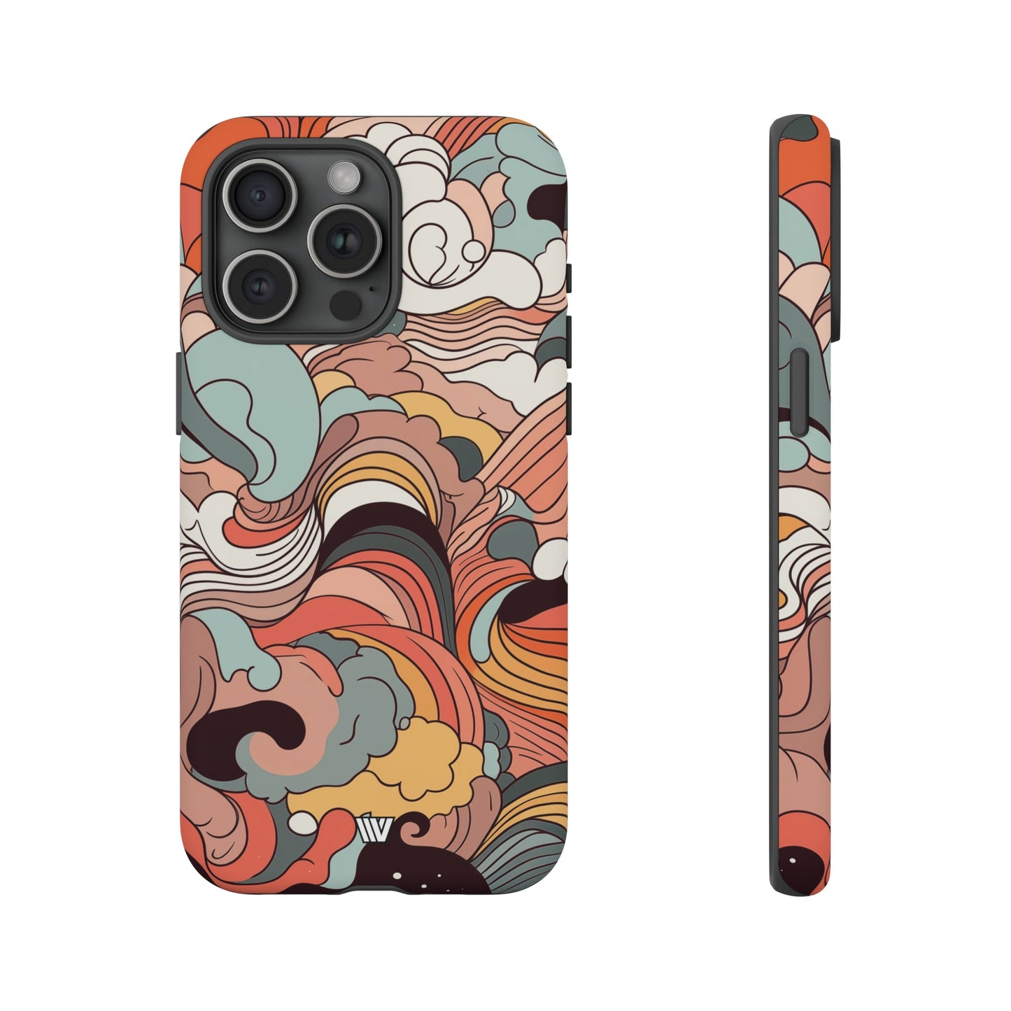 ABSTRACT DOODLE CLOUDS | Tough Phone Case