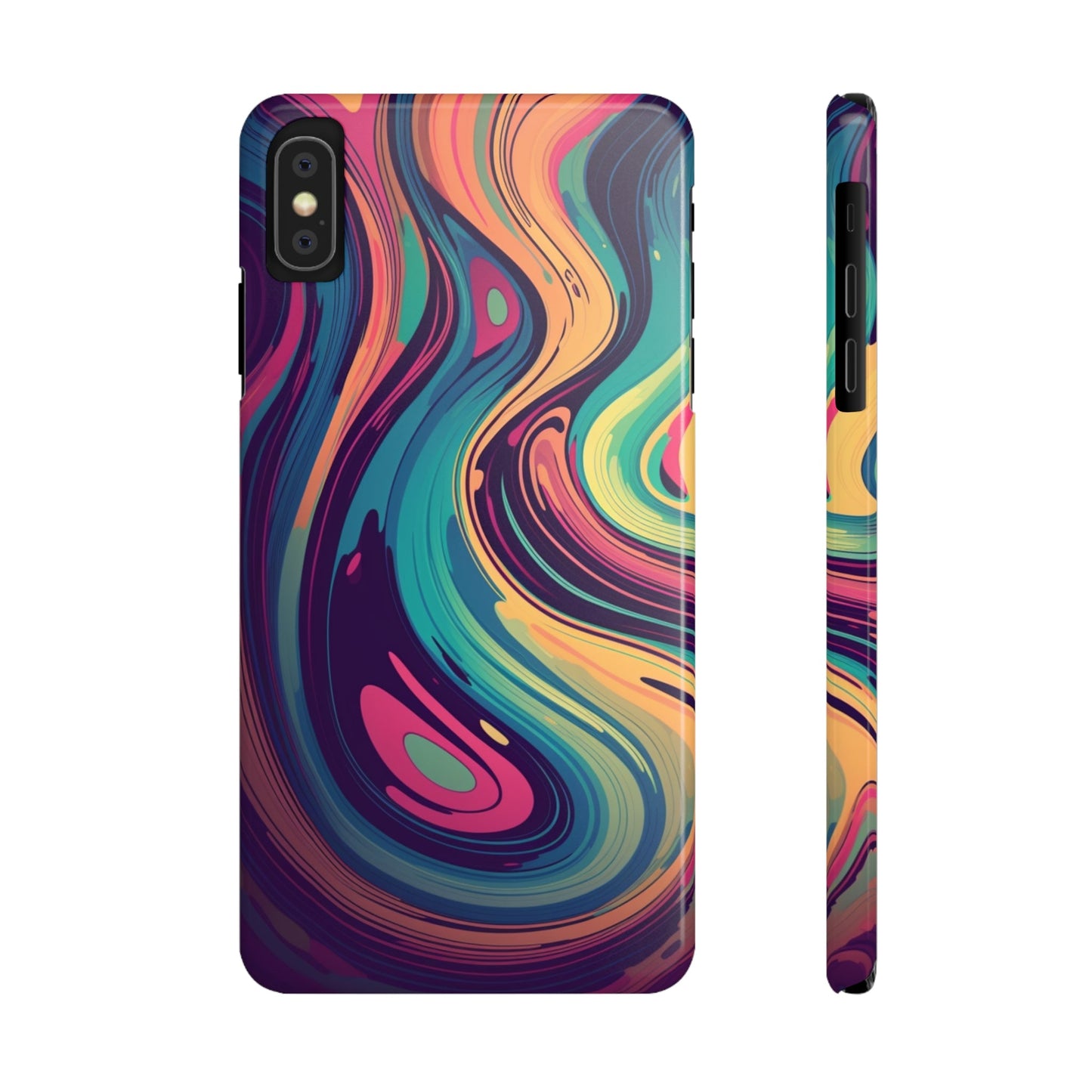 COSMIC LIQUID SWIRL |  Slim iPhone Case