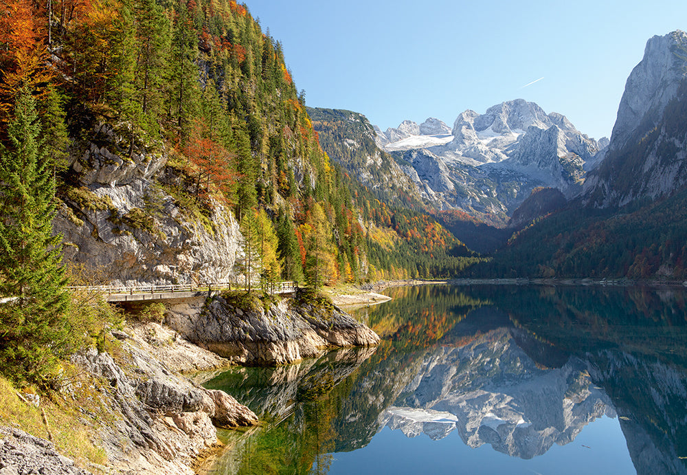 1500 Piece Jigsaw Puzzles, Gosausee, Austria, Idyllic puzzle, Mountain view, Adult Puzzles,  Castorland C-152018-2