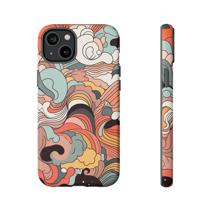 ABSTRACT DOODLE CLOUDS | Tough Phone Case