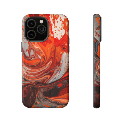 WHITE FIRE PAINT SWIRL | Tough Phone Case