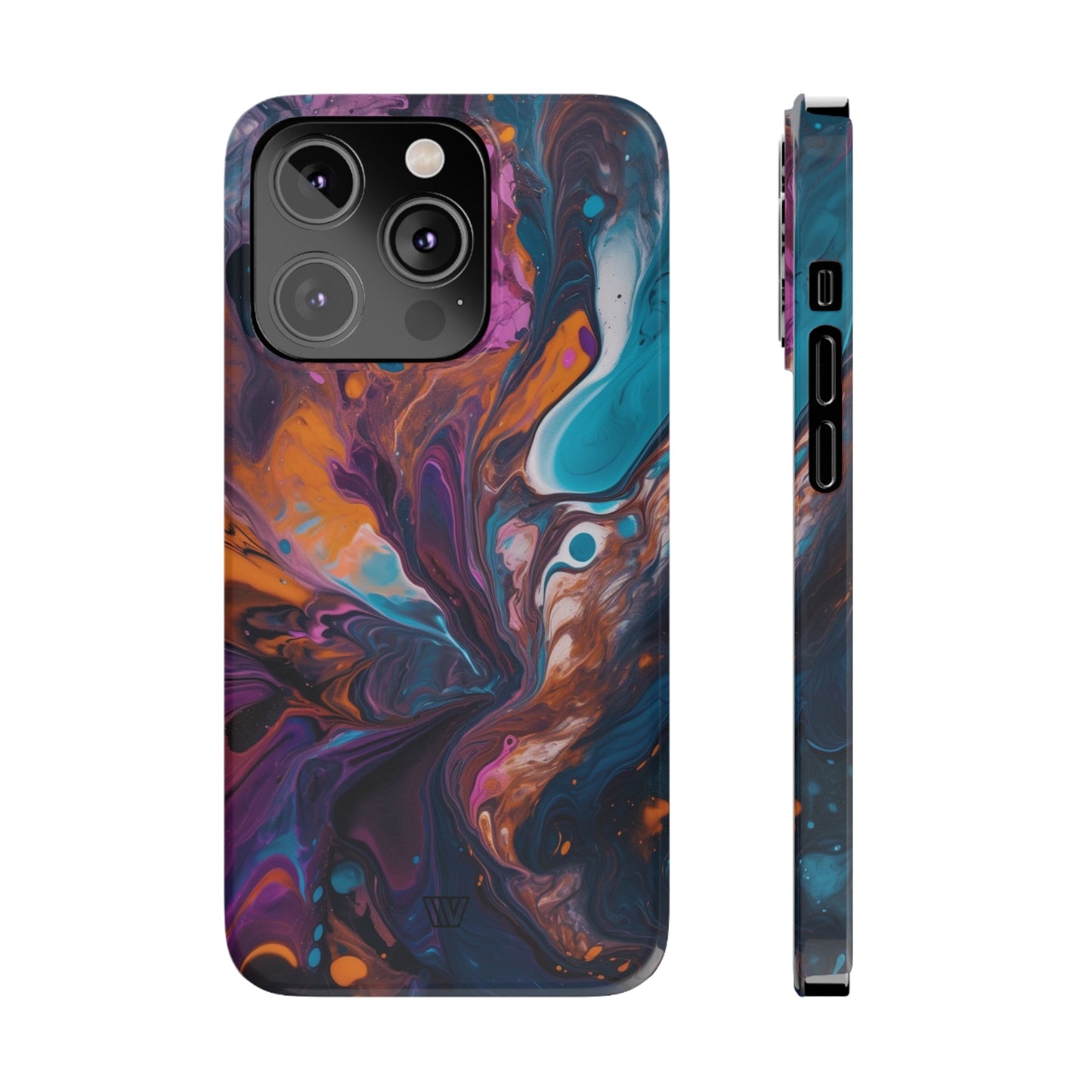 COSMIC PAINT SWIRL | Slim iPhone Case