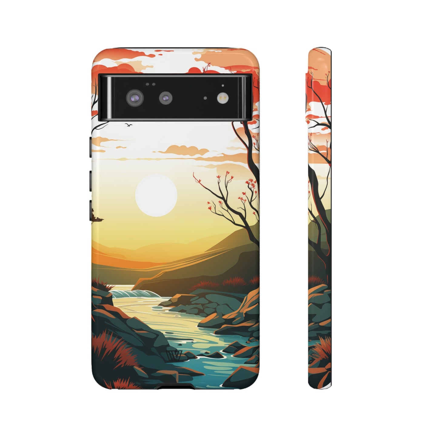 RIVER SUNSET | Tough Phone Case