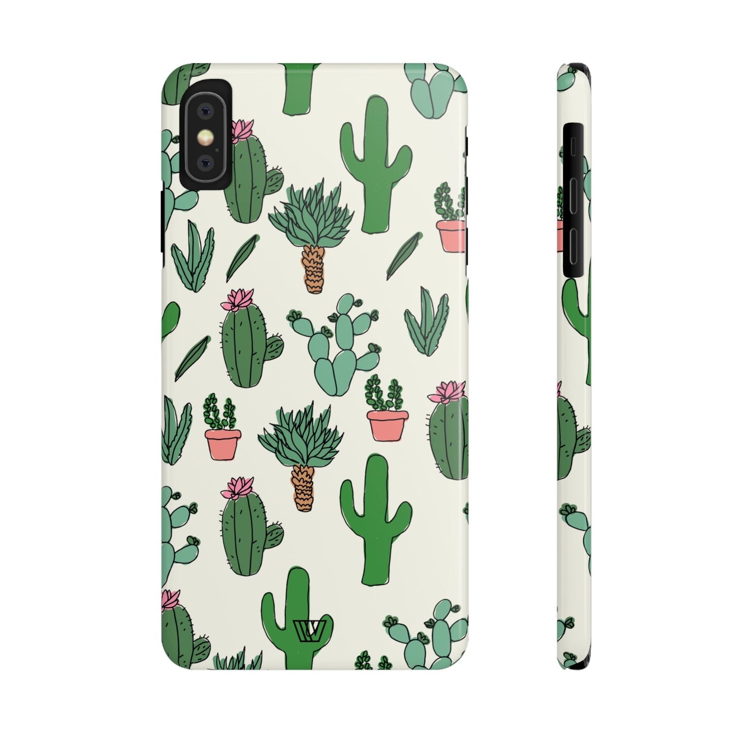 CACTUS DOODLES | Slim iPhone Case