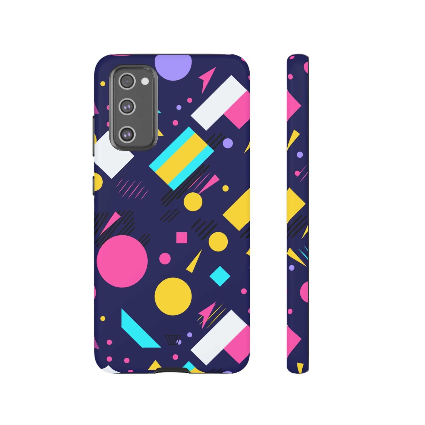 80s / 90s RETRO PATTERN DARK | Tough Phone Case