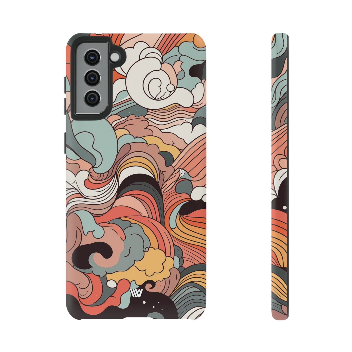 ABSTRACT DOODLE CLOUDS | Tough Phone Case