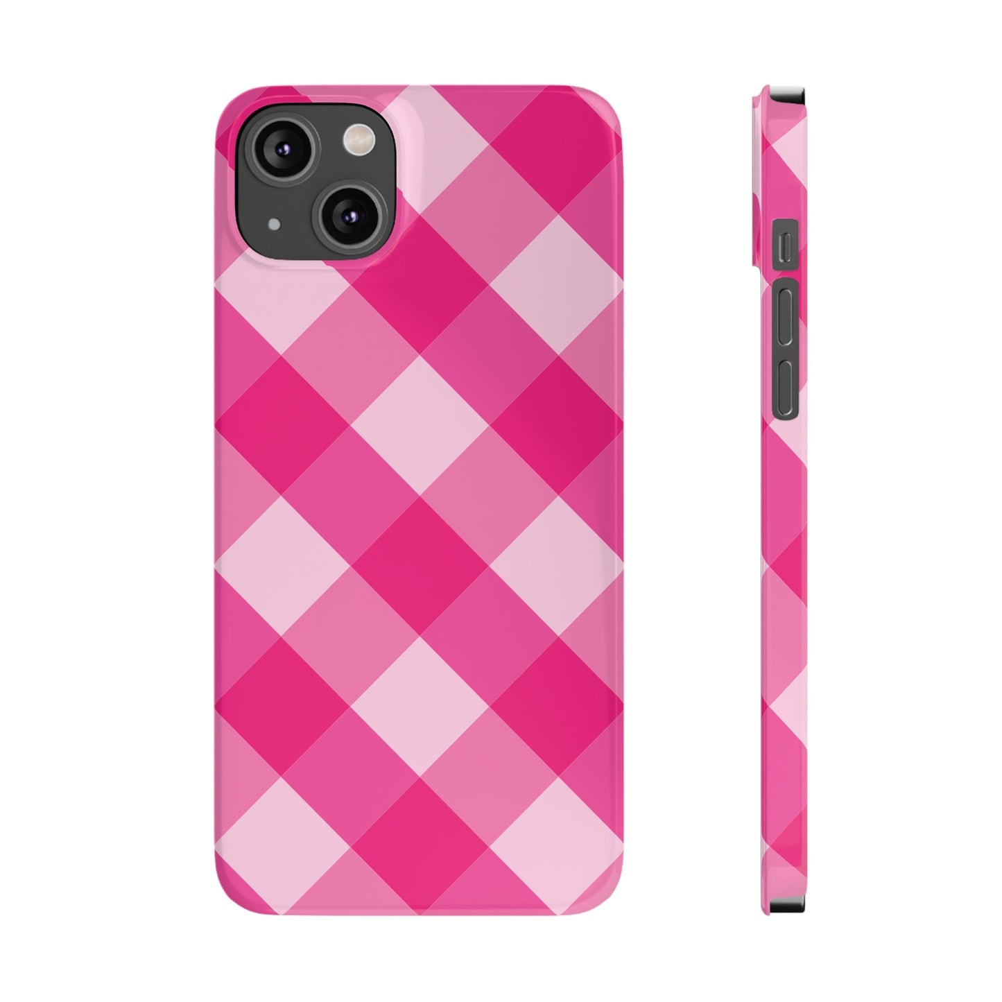 HOT PINK CLOTH Pattern  | Slim iPhone Case