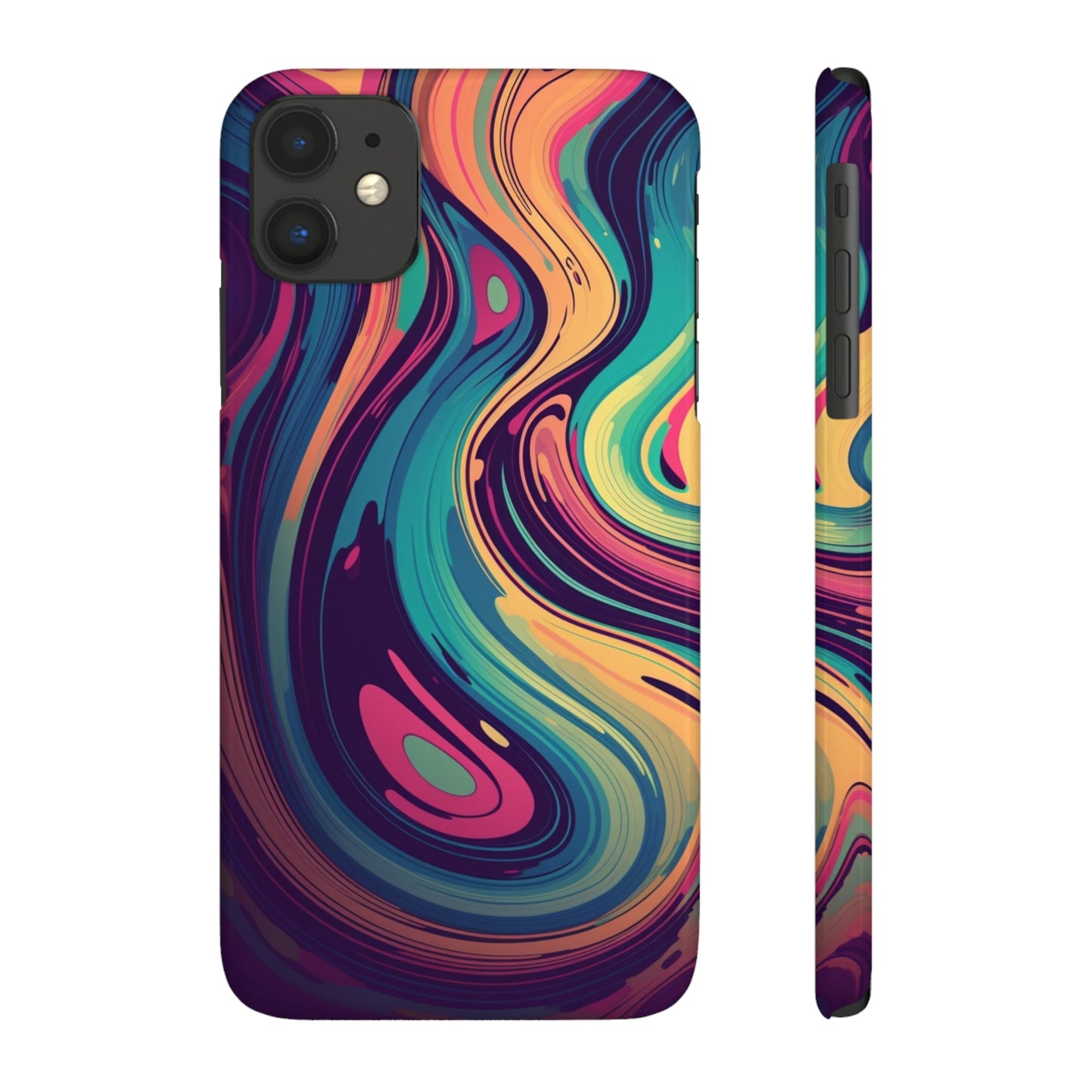 COSMIC LIQUID SWIRL |  Slim iPhone Case