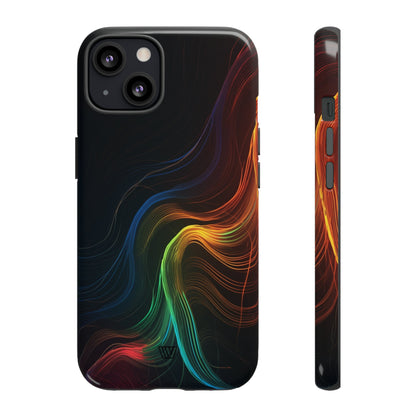 COLORFUL ABSTRACT LINES | Tough Phone Case