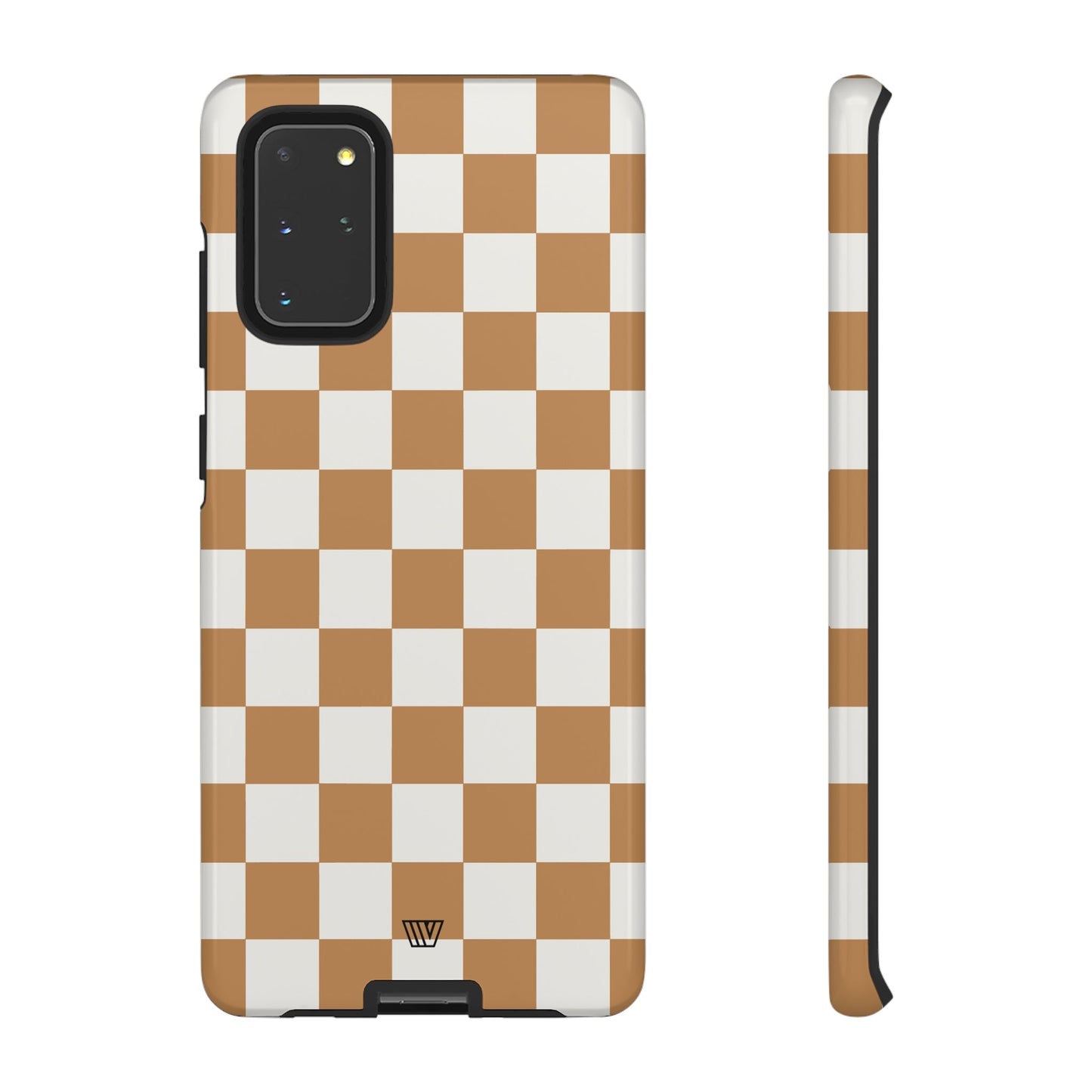 CHESTNUT CHECKERBOARD | Tough Phone Case