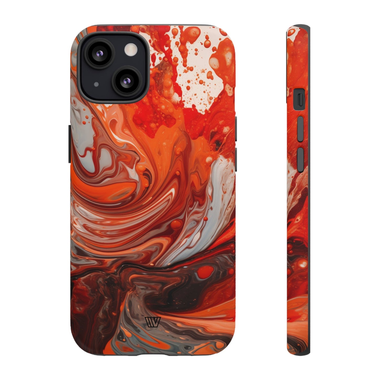 WHITE FIRE PAINT SWIRL | Tough Phone Case