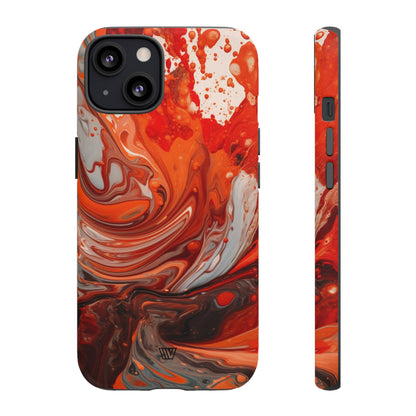 WHITE FIRE PAINT SWIRL | Tough Phone Case