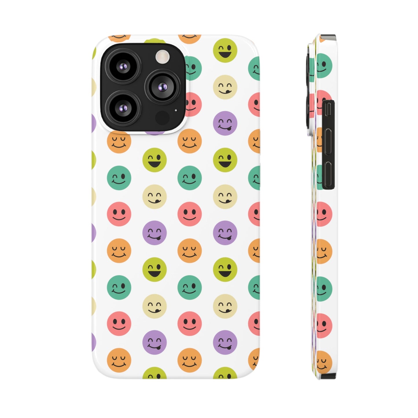 SMILEY FACE PATTERN | Slim iPhone Case