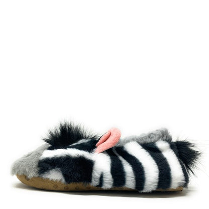 Kids Indoor Cozy Slipper - ZZ Zebra